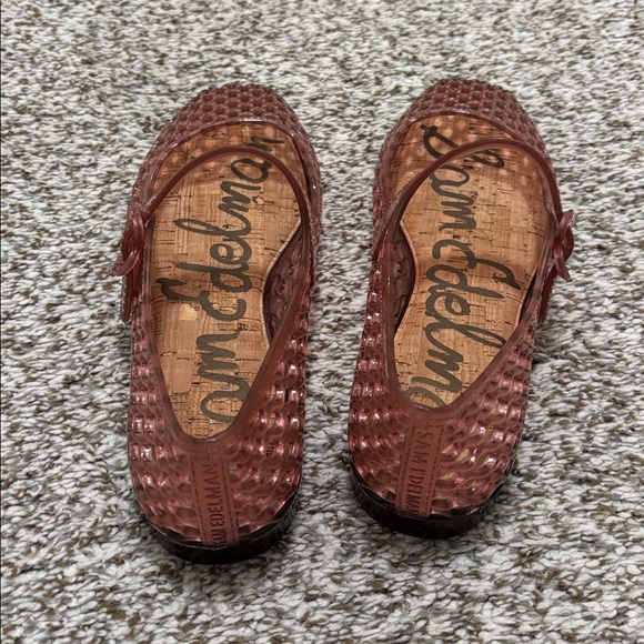 Sam Edelman Michaela Jelly Mary Janes pink 9 NEW - Picture 5 of 9